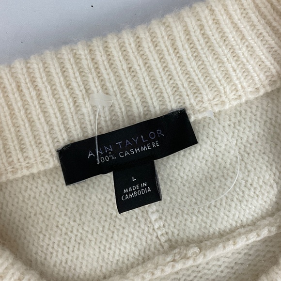 Ann Taylor Cashmere Sweater NEW - Picture 4 of 6
